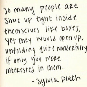 Journals of Sylvia Plath. Shared by the lovely @apoetsutensils #quotes ...