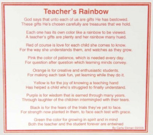Poems For Teachers
