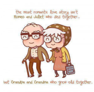 grandparents, love, old