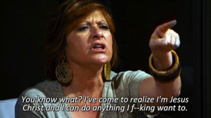 Caroline Manzo ( New Jersey ) or The Hatchet-Wielding Hitchhiker?