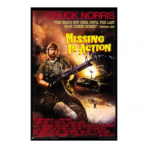 missing in action movie chuck norris poster print