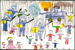 ... Victims – Children’s drawings from the Woomera Detention Centre