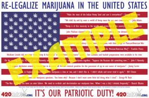 Presidential Pot Quotes Poster (Download)