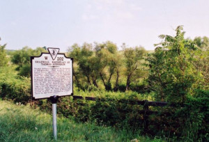 Shadwell Plantation Marker