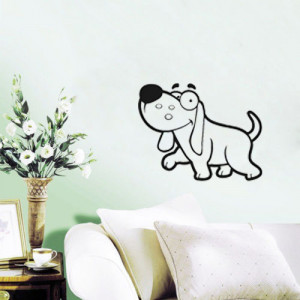 Silly Dog Vinyl Wall Quote For Home(China (Mainland))