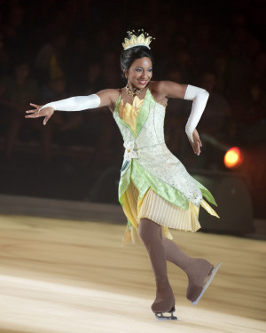 Disney on Ice Skater Tetona Jackson Shines as Princess Tiana