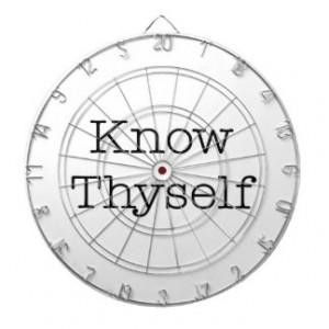 Know Thyself Quotes Inspirational Identity Quote Dart Boards