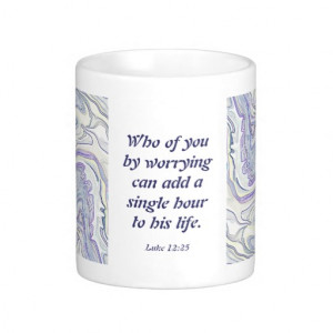worry bible quote coffee mugs
