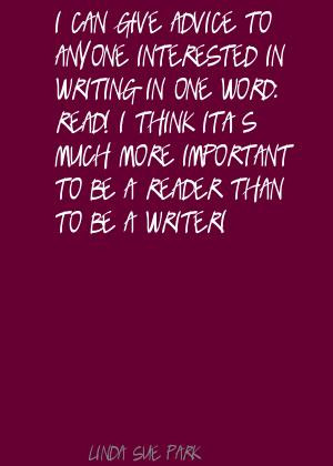 Linda Sue Park 39 s quote 7