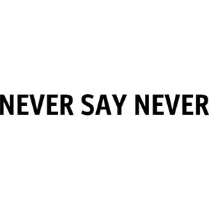 Justin Bieber, Never Say Never Quote