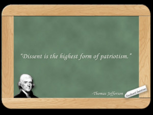 Thomas Jefferson... on Patriotism