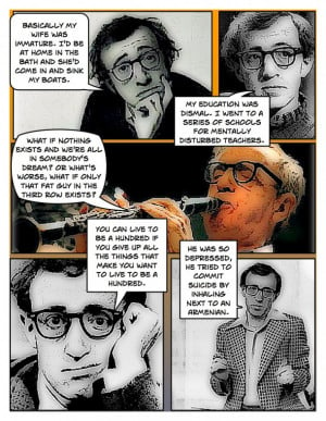 Click on panels to enlarge Woody Allen greatness.