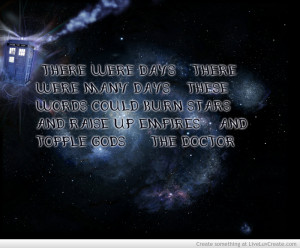Doctor Who Quote