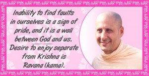 Available on the net are some lovely quotes from HH Radhanath Swami I ...