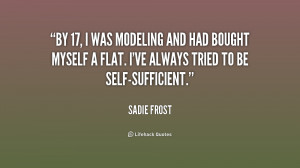 Self Sufficient Quotes