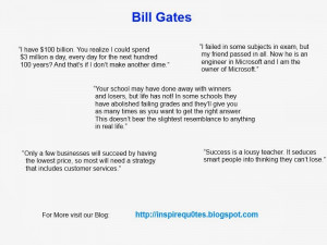 bill gates inspirational quotes bill gates is the founder of