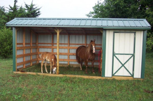 small horse barn plans | Horse Barn w/ Tack Room by OK Structures ...