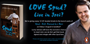 Spud - Exit, Pursued by a Bear Launch Party VIP Tickets Competition