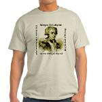 Marquis de Lafayette quote Ash Grey T-Shirt