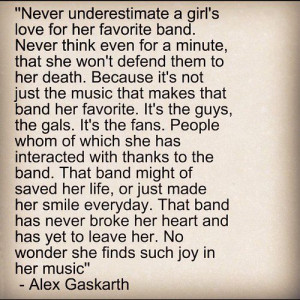 band quotes on Tumblr