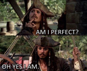 Just Captain Jack Sparrow