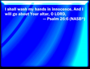 Psalm 26:6 Bible Verse Slides