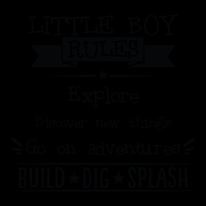 Little Boy Rules Wall Quotes™ Decal