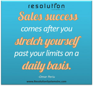 Sales #success comes after you stretch yourself past your limits on a ...