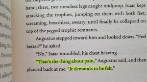 John Green. What a great book. Hope the movie is just as good