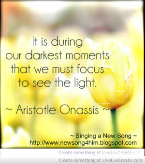 Aristotle Onassis Quote Focus