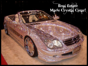 Glitter car graphic