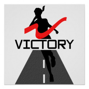 Lady Victory Runner Poster