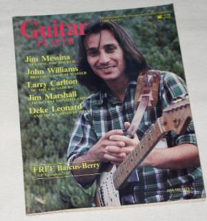 JIM MESSINA VINTAGE GUITAR PLAYER MAGAZINE 1977