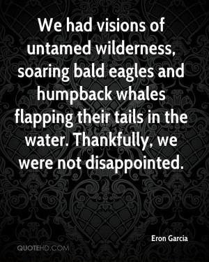 We had visions of untamed wilderness, soaring bald eagles and humpback ...