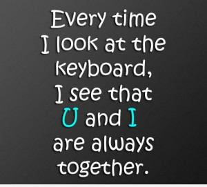 Extremely Romantic You And I Quotes Image, U and I Always Together