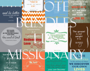 LDS Missionaries :12 4x6 quotes for LDS Missionaries ...