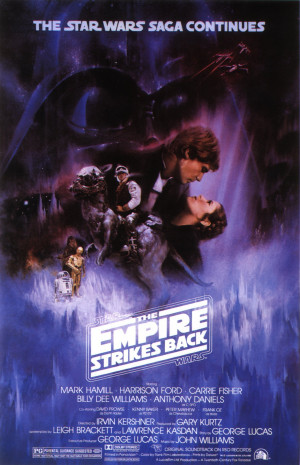 Star Wars: Empire Strikes Back empire movie poster