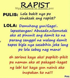 funny tagalog quotes | Tagalog Jokes : Rapist , Pulis and Lola ...