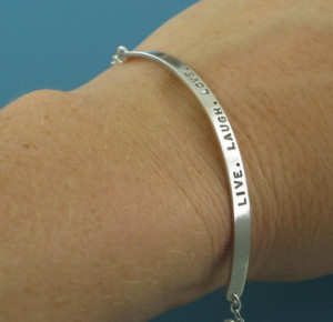 Posey Bracelets -adjustable- Choose your favorite phrase or customize ...