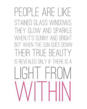 Printable Light From Within Quote by Love Grows Wild for Uncommon ...