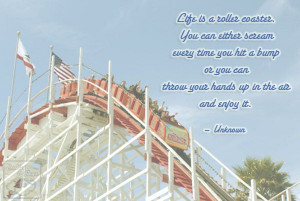 life is a roller coaster