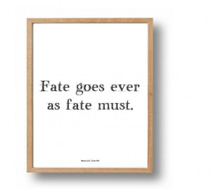 BEOWULF Literary Prints, Fate Quote Print, Book Quotes, Poetry Art ...