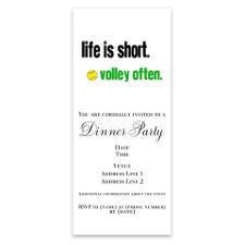 Life is short. Invitations for