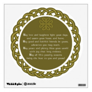 Irish Blessing - May Love And Laughter Wall Decor