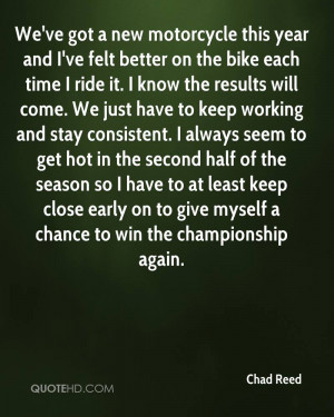 Chad Reed Quotes | QuoteHD