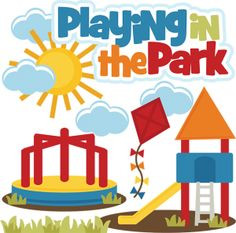 Playing In The Park SVG files playground svg file kite svg file merry ...