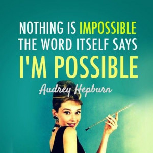 FUNNY QUOTES AND SAYINGS: NOTHING IS IMPOSSIBLEGraduation Cap, Woman ...