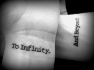 Best Friend Tattoos To Infinity And Beyond