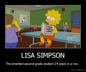 LISA SIMPSON | Demotivation.us LISA SIMPSON via www.demotivation.us