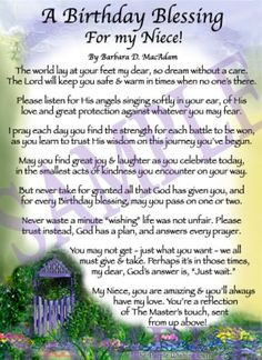 birthday for niece | Mothers Day Poem From Niece Poem The Purple ...